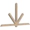 Ekena Millwork Kennewick Smooth Timber Gable Bracket, Douglas Fir, 84"W x 45"H x 3 1/2"D x 3 1/2"F, 13/12 Pitch GBW084X45X0404KEN00SDF - alternate 2